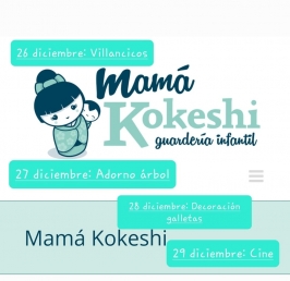 Talleres de Navidad en Mamá Kokeshi