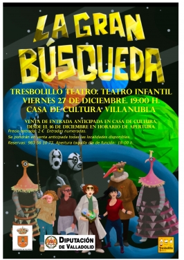 Trebolillo Teatro presenta "La Gran Búsqueda"