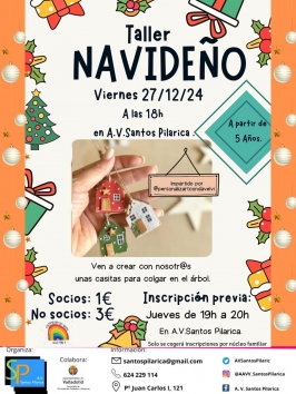 Taller Navideño en Santos Pilarica