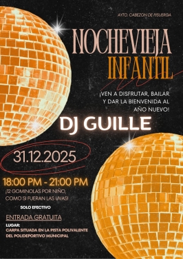Nochevieja Infantil en Cabezón de Pisuerga