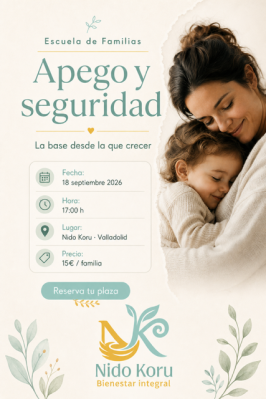 Escuela de familias: Apego y seguridad en Nido Koru