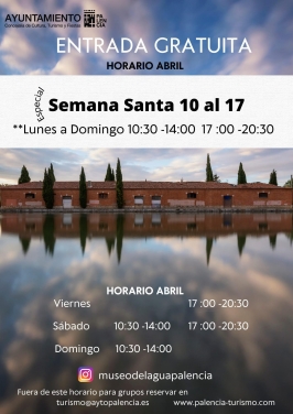 Semana Santa en el Museo del Agua en Palencia