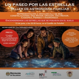 Talleres de Astronomía Familiar en el Castillo de Peñafiel Talleres de Astronomía Familiar en el Castillo de Peñafiel