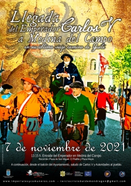 Llegada de Carlos V a Medina del Campo en su último viaje camino de Yuste