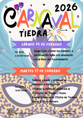 Carnaval 2026 en Tiedra