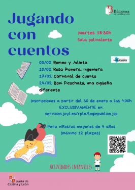 “Jugando con cuentos” en la Biblioteca Publica de Castilla y León