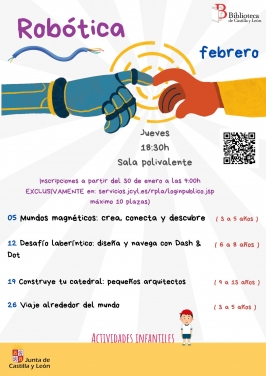 Talleres de robótica en la Biblioteca Pública de Castilla y León