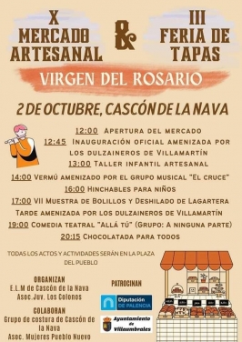 Mercado Artesanal Virgen del Rosario en Cascón de la Nava