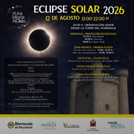 Eclipse Solar en el Castillo de Fuensaldaña