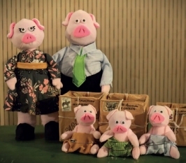 Tropos Teatro presenta “Los tres cerditos”