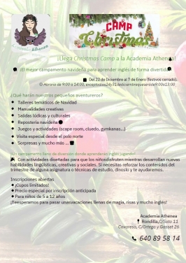 "Christmas Camp" en Academia Athenea