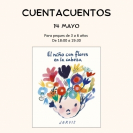 Cuentacuentos "El niño con flores en la cabeza" en La Marmota