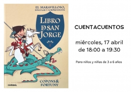 Cuentacuentos: "Libro de San Jorge" en la Librería La Marmota