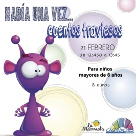 "Cuentos traviesos" en la Librería La Marmota