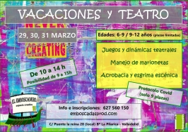 Vacaciones y Teatro con Emboscad@s Producciones