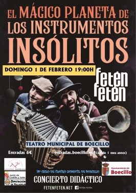 Fetén Fetén presenta "El mágico planeta de los instrumentos insólitos"