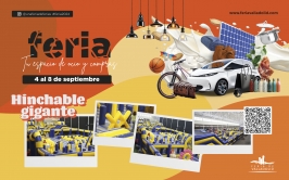 Metrópolis, ciudad hinchable en "Feria, tu espacio de ocio y compras"