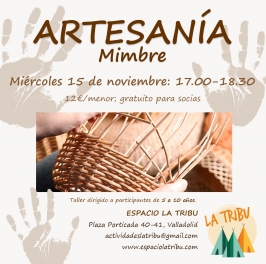 Artesanía mimbre 