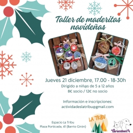 Talle de maderitas navideñas 