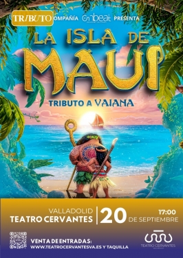 "La isla de Maui, tributo a Vaiana” en el Teatro Cervantes "La isla de Maui, tributo a Vaiana” en el Teatro Cervantes