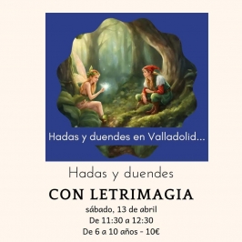 Taller con Letrimagia "Hadas y duendes"