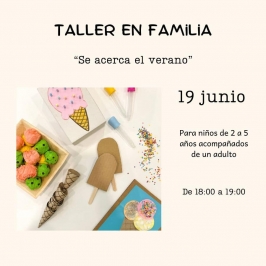Taller familiar "Se acerca el verano"