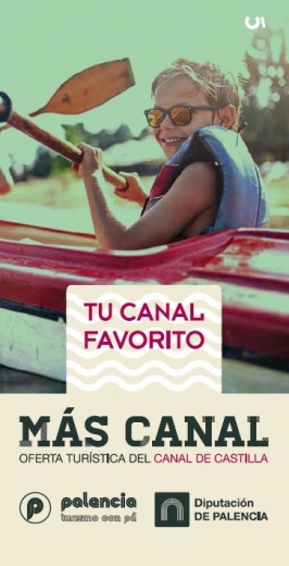 "Más Canal" turismo y actividades en el Canal de Castilla