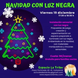 Navidad con Luz negra