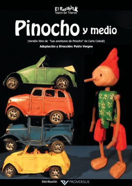 Compañía El Retablo presenta “Pinocho y medio” 