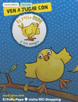 El Pollo Pepe visita RÍO Shopping