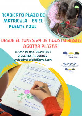 Reabierto el plazo de matrícula en el Puente Azul Reabierto el plazo de matrícula en el Puente Azul