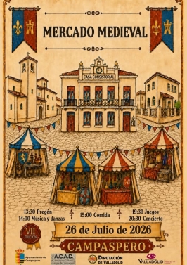 Recreación Histórica y Mercado Medieval en Campaspero 