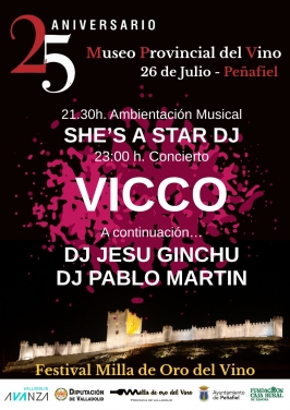 25 Aniversario Museo Provincial del Vino - Castillo de Peñafiel (Valladolid).
