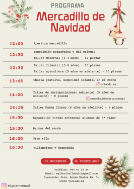 Mercadillo Navideño en el Puente Azul