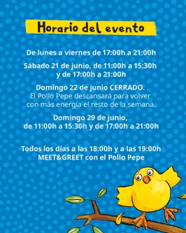 El Pollo Pepe visita RÍO Shopping