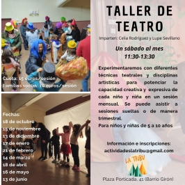 Taller de Teatro en La Tribu. Valladolid.