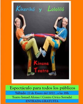 Kinuna Teatro presenta “Kikerikó y Lololiló”