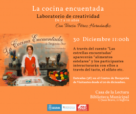 "La cocina encuentada" en la Casa de la Lectura