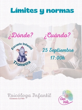 Escuela de Padres "Límites y normas" en la Escuela Infantil Trompita