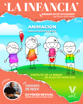 Animación en el Mercado del Val