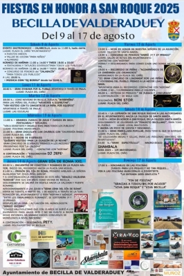 Fiestas en Honor a San Roque en Becilla de Valderaduey