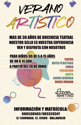 Verano Artístico con Azar Teatro 2023