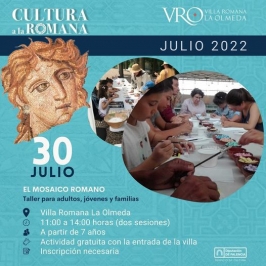 Talleres "Mosaico Romano" en la Villa Romana La Olmeda