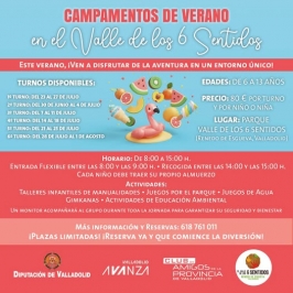 Campamentos de Verano en El Valle de los Seis Sentidos