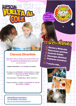 Extraescolares con Ciencia Divertida