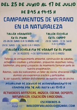 El Puente Azul. Aula maternal, Infantil y Primaria