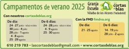 Campamentos de Verano en Granja Escuela Las Cortas de Blas