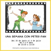 Taller de verano "Una semana con Peter Pan" en La Marmota