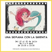 Taller de verano "Una semana con la Sirenita" en La Marmota