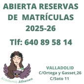 Clases Primaria, ESO y Bachillerato en Academia Athenea Covaresa